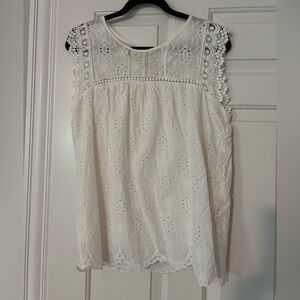 White lace blouse